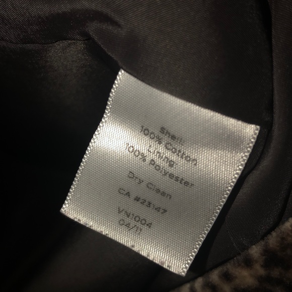 Talbots Animal Print Skirt Size 4 - Picture 3 of 3